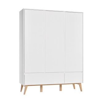 Armario de ropa con 3 puertas (Colección Classy)
